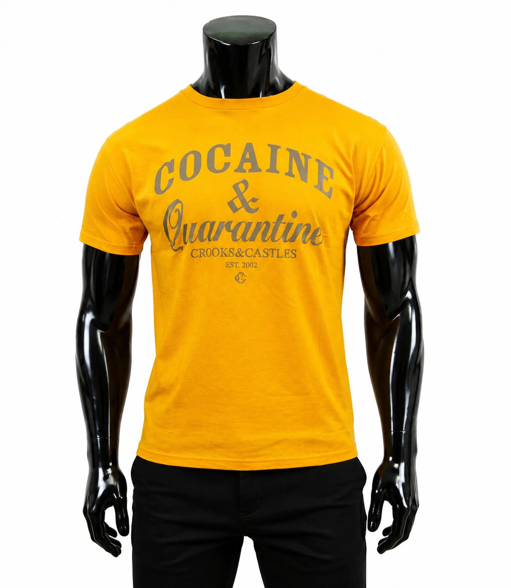 New Crooks Castles Streetwear QS2003712 Coca Mens Graphic S/S T Shirt RCRCA-23