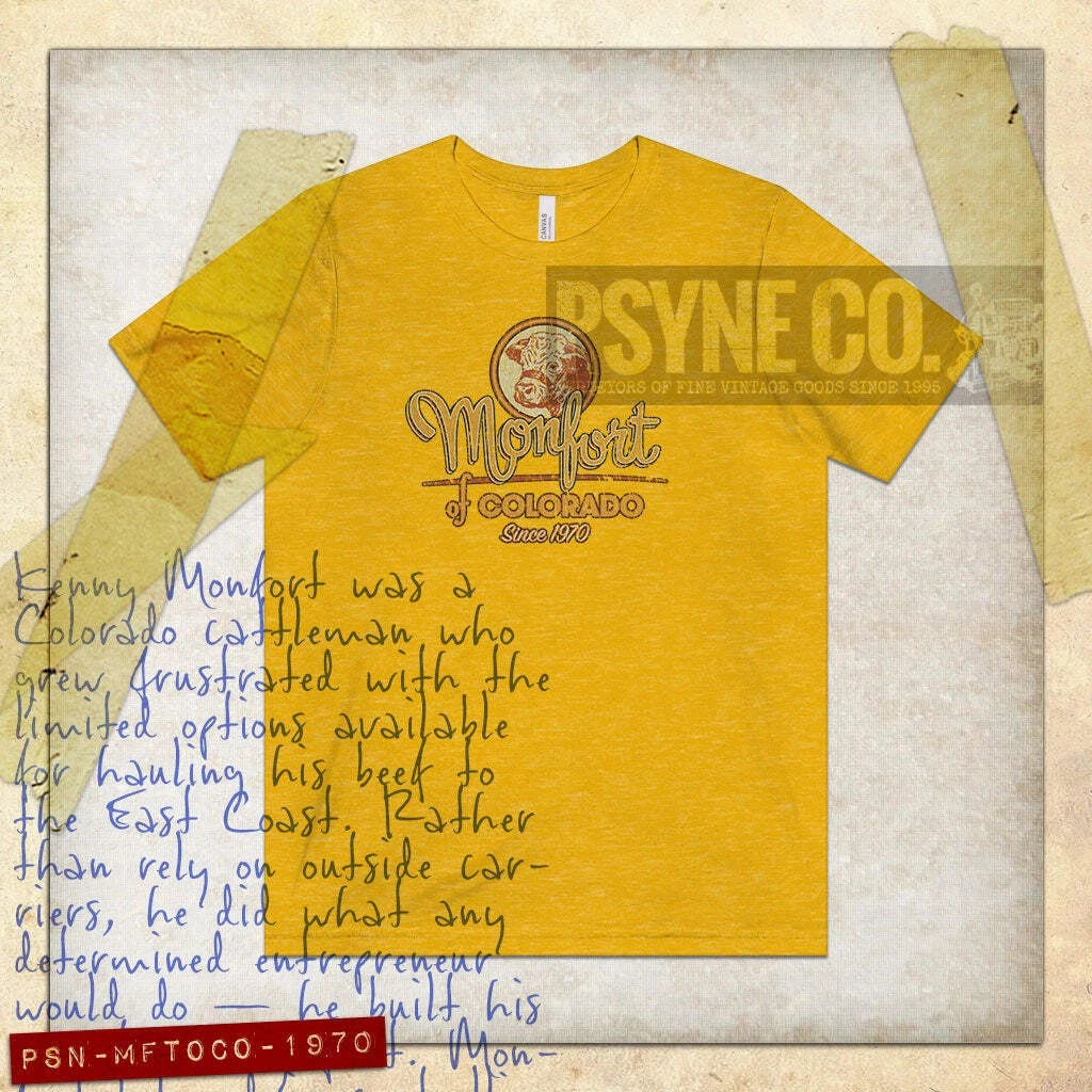 Monfort of Colorado Trucking 1970 Vintage Men's T-Shirt