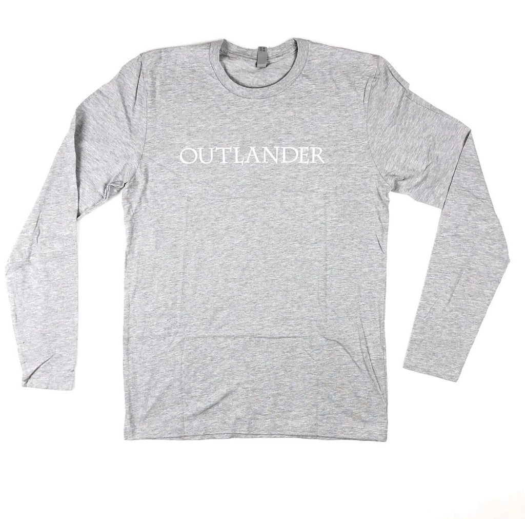 OUTLANDER 💥 STARZ  Promo shirt for crew of show Unisex Medium Gray long sleeve