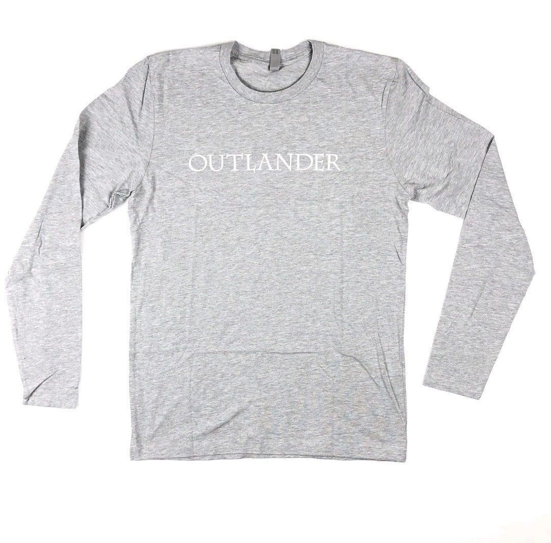 OUTLANDER 💥 STARZ  Promo shirt for crew of show Unisex Medium Gray long sleeve