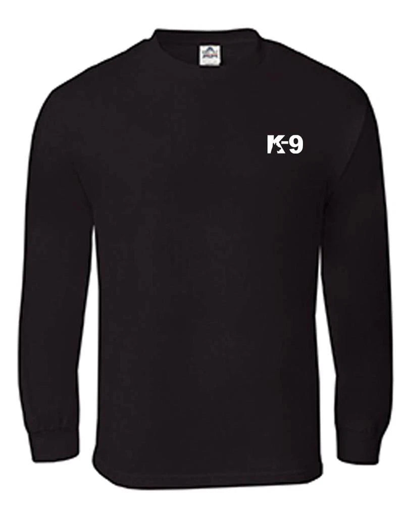 New Mens Printed "K-9" Police SWAT TEAM Funny Custom T-Shirt Black Blue White