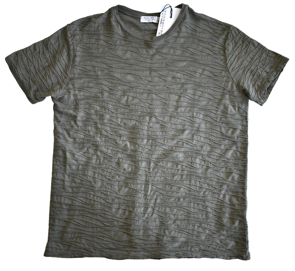 NEW MIDA UNDICI Italy PREMIUM ORGANIC COTTON Men's Short-Sleeve T-Shirt XL