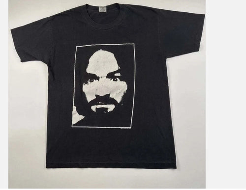 91 Charles Manson Shirt Support Family Values remake black shirt Reprint