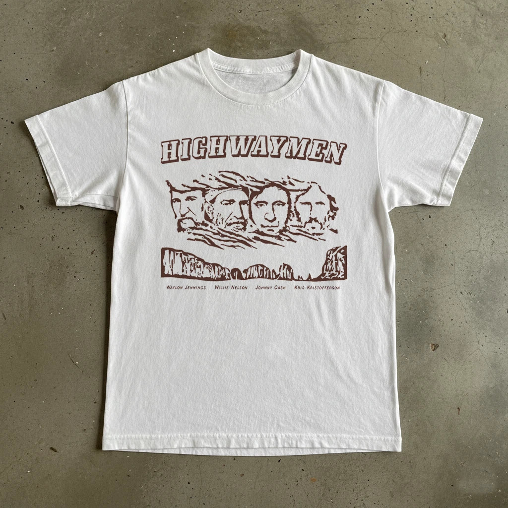 Vintage Highwaymen Willy Nelson Tee