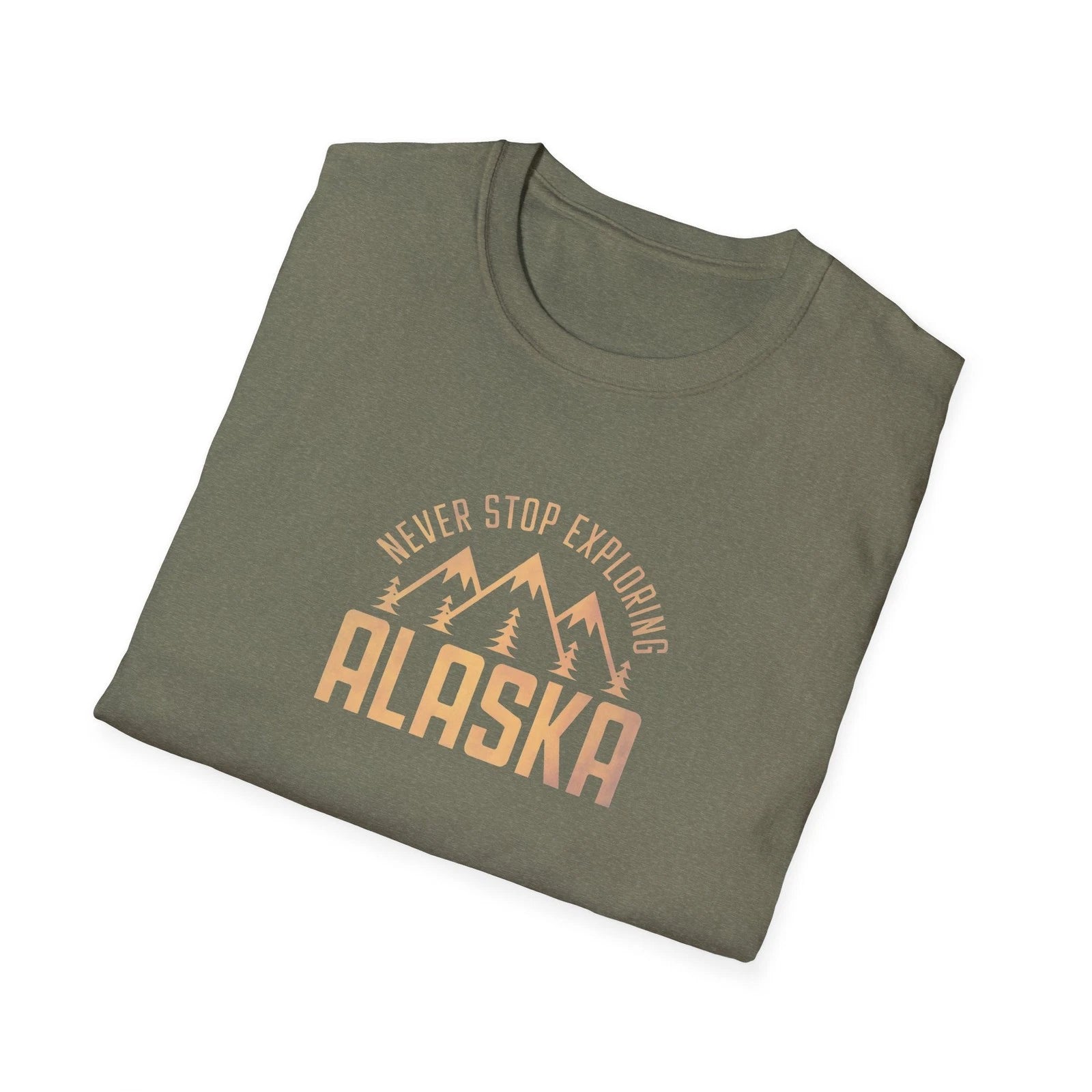 Alaska Adventure Mountain Hiking T-Shirt, Outdoor Travel Shirt - 9 color choices