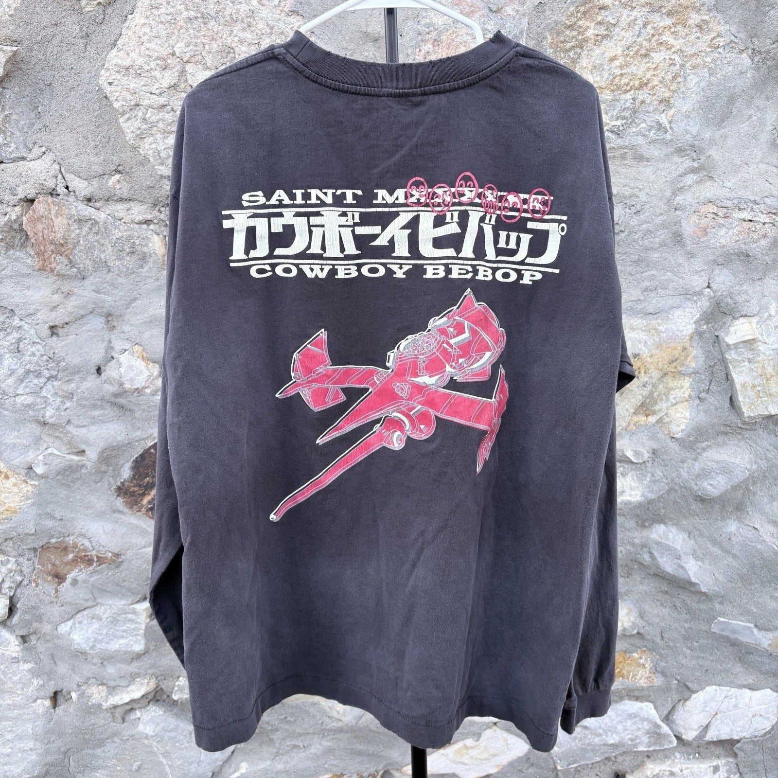 Saint Micheal Cowboy Bebop Long Sleeve shirt large anime vintage tee