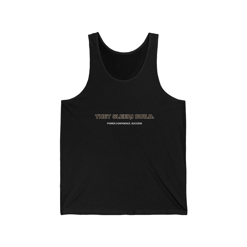 BUILDING SUCCESS Tank | Construction Motivational Graphic