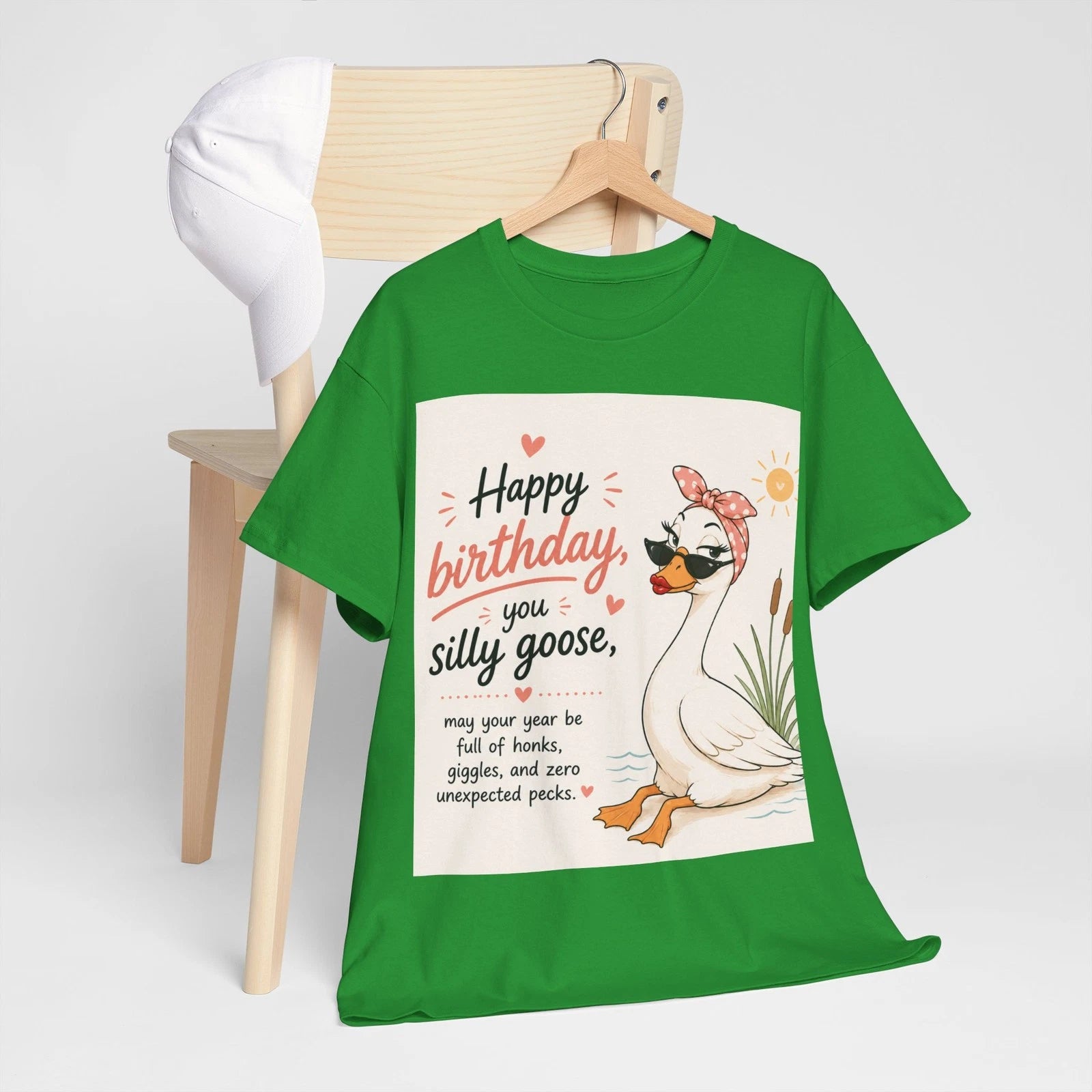Silly Goose Happy birthday T-shirt | Cute goose funny, birthday gift shirt