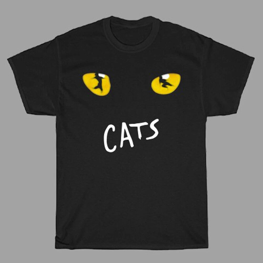 Cats Broadway Musical Show Men's Black Size S to 5XL