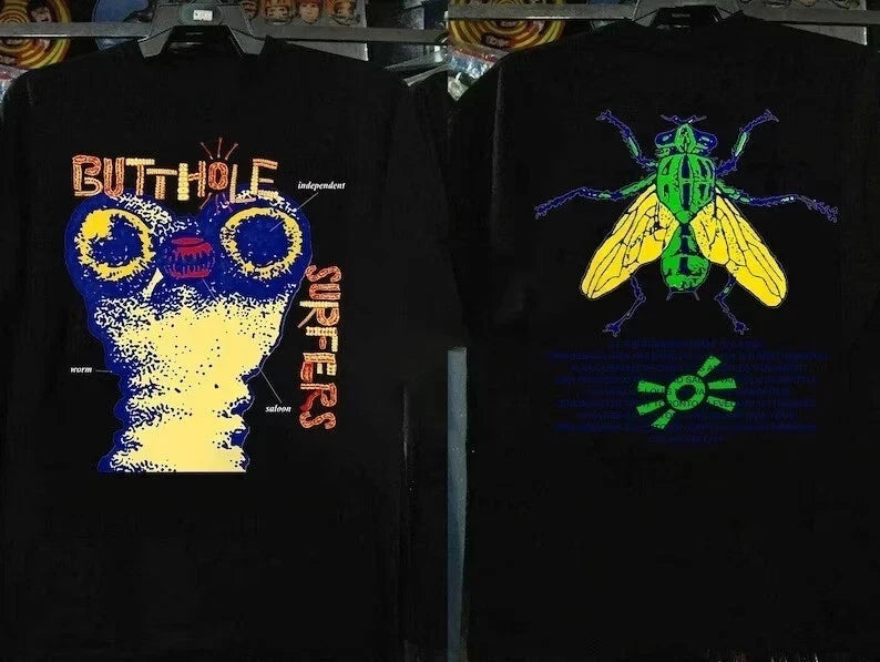 Vintage Butthole Surfers Independent Worm Saloon Tour 1993 T-Shirt