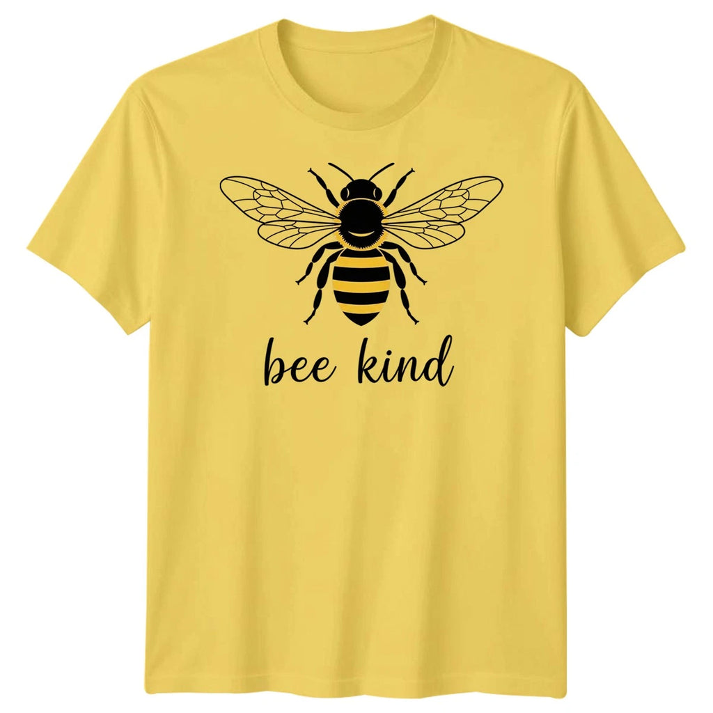 Bee Kind Insects Animals Mens T-Shirt Womens Tee Graphic Unisex Tee