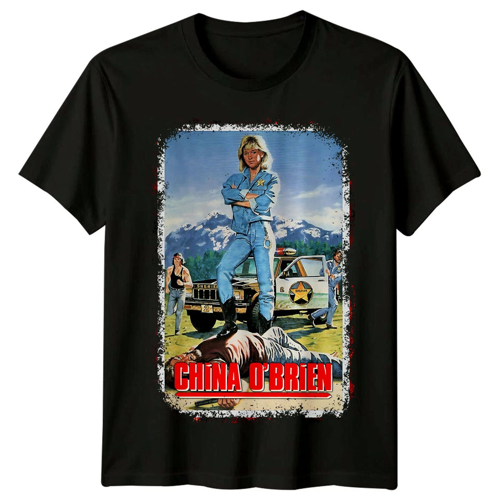 China O'Brien (1990) Movie Poster Inspired T-Shirt Retro 90s Tee Unisex