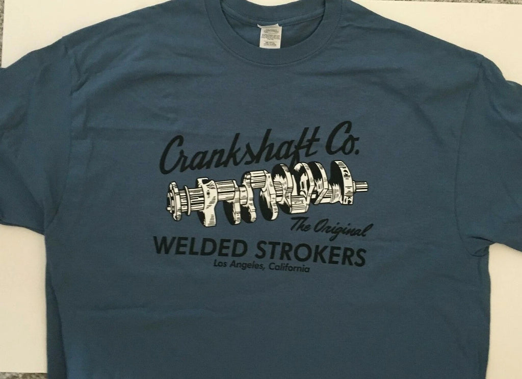 Crankshaft Co. Welded Strokers (M18) MENS T-SHIRT 100% COTTON DRAG RACING NHRA