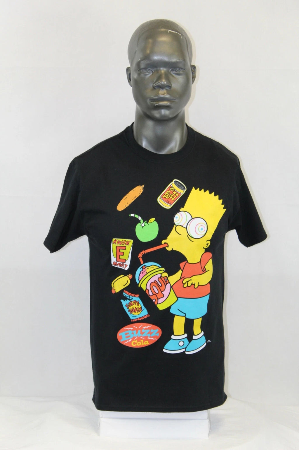 The Simpsons S/S SIMPSONS MULTI ICON T-SHIRT BLACK/MULTICOLOR FMSN373-B