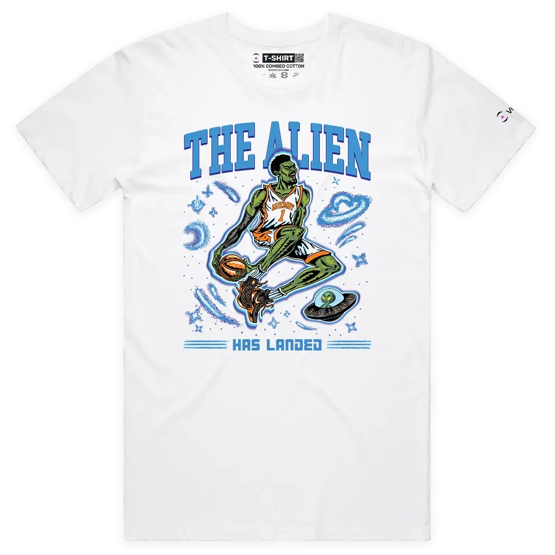 Wemby The Alien Sports Graphic Premium T-Shirt for Spurs Basketball Fans
