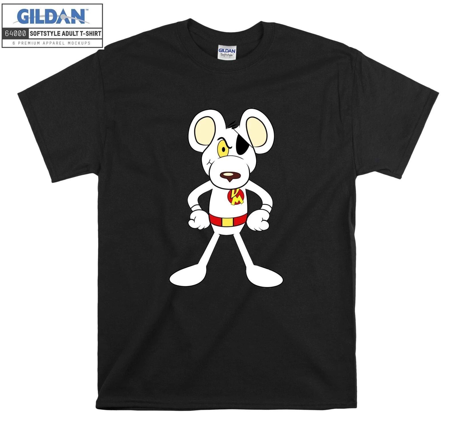 Danger Mouse Penfold British Cartoon T-shirt T shirt Men Women Unisex Tshirt 734