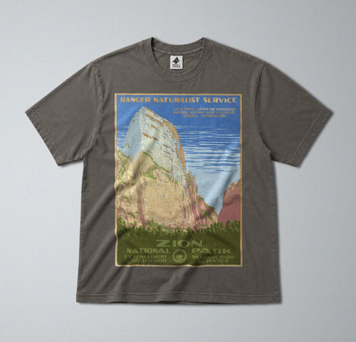 100% Cotton Tee - Regular Fit - Unisex - Zion National Park Print - Rural Utah