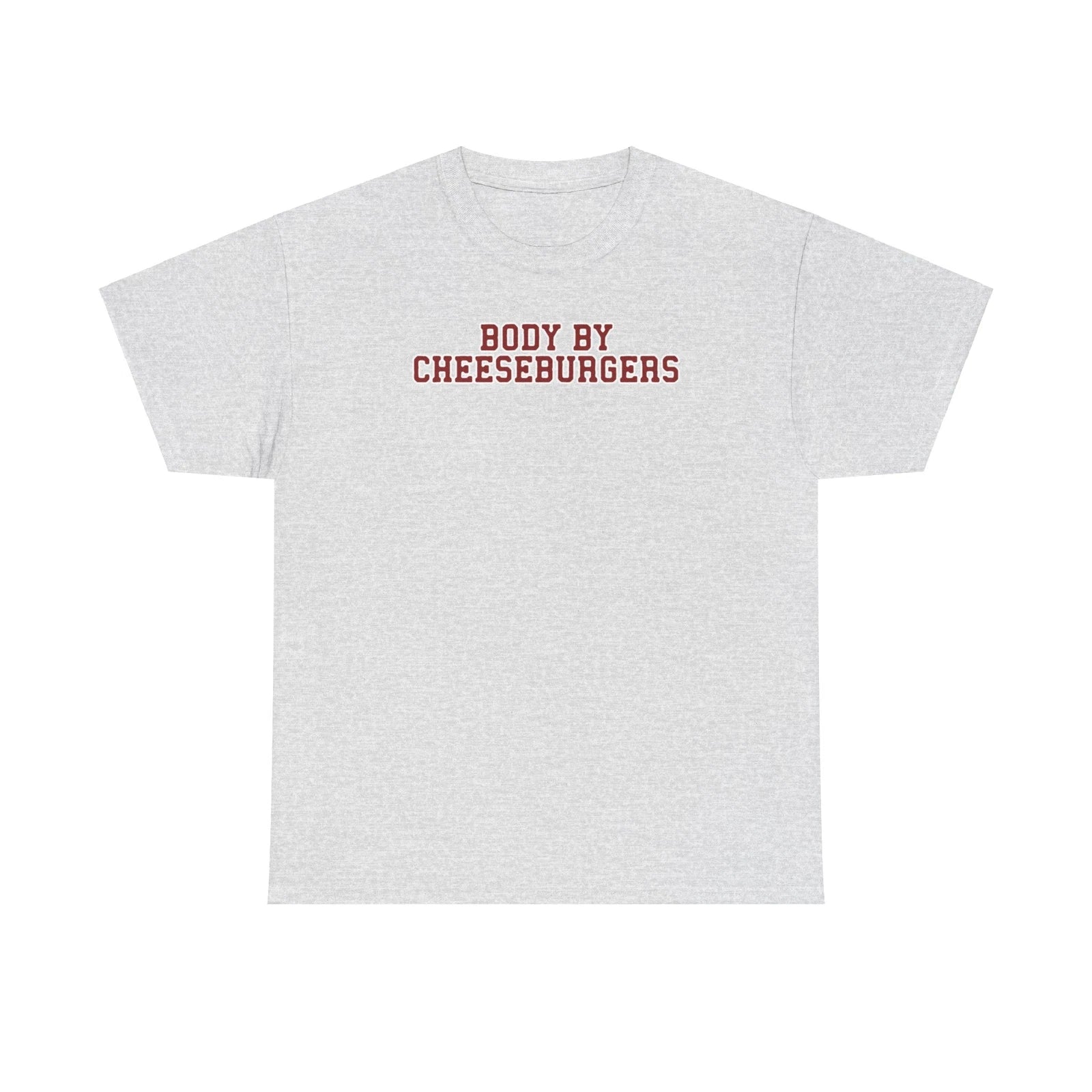 Cheeseburger Shirt Gifts Tshirt Tee Crew Neck Short Sleeve