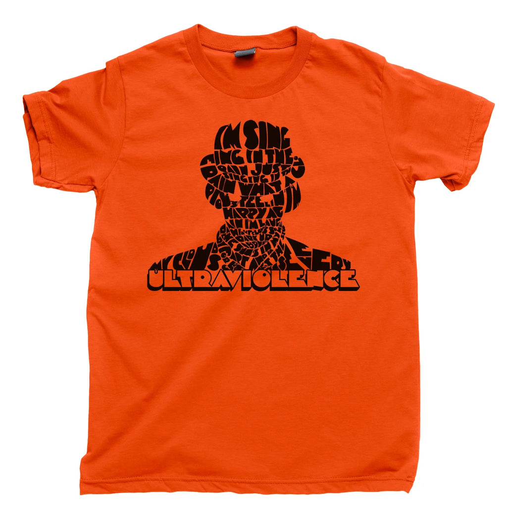 ULTRAVIOLENCE T Shirt Stanley Kubrick A Clockwork Orange Movie Tee Blu Ray DVD