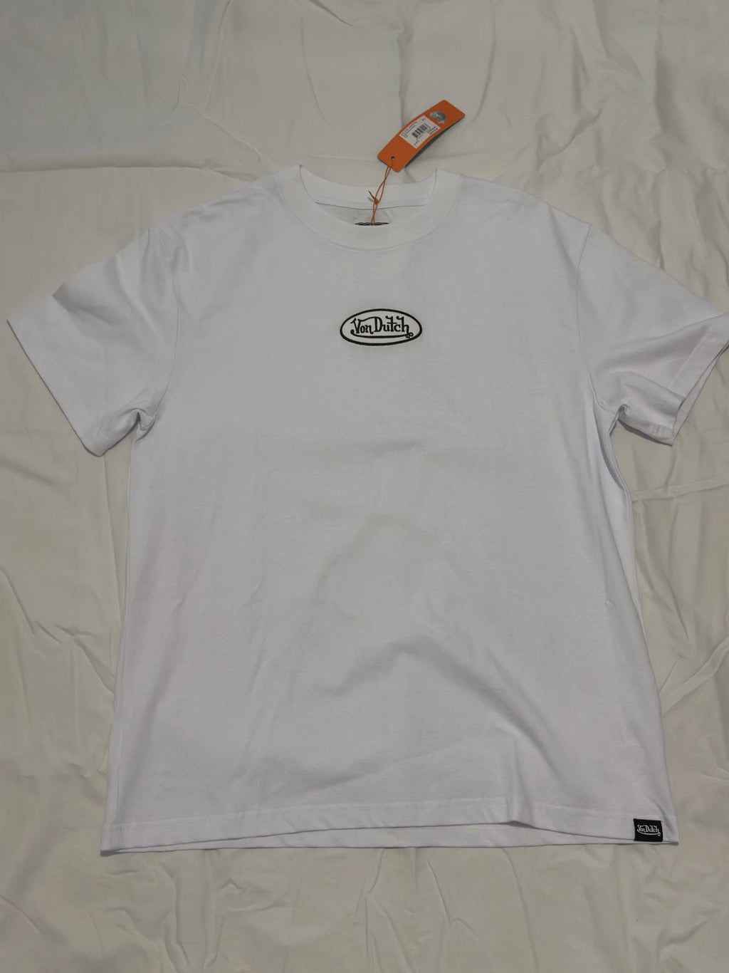 VON DUTCH OVAL TEE - WHITE new with tag