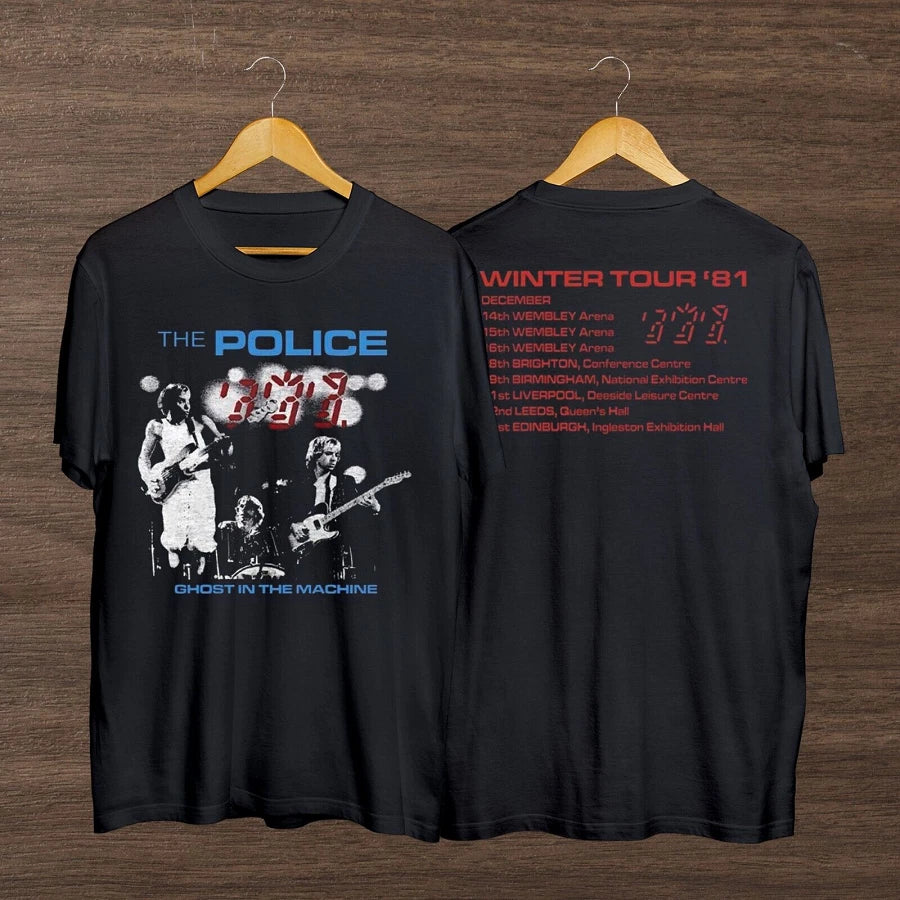 The Police Ghost In The Machine Winter Tour 81 Shirt, Vintage The Police Shirt