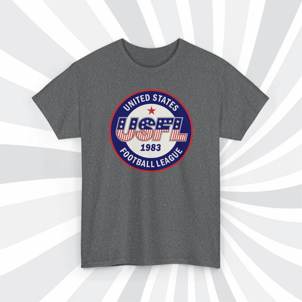 1983 USFL Vintage Football Logo T-Shirt