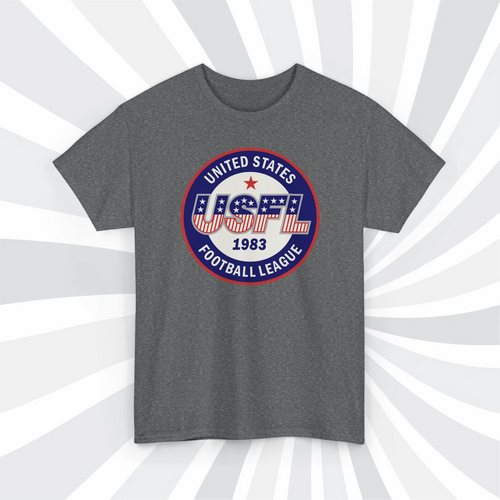 1983 USFL Vintage Football Logo T-Shirt