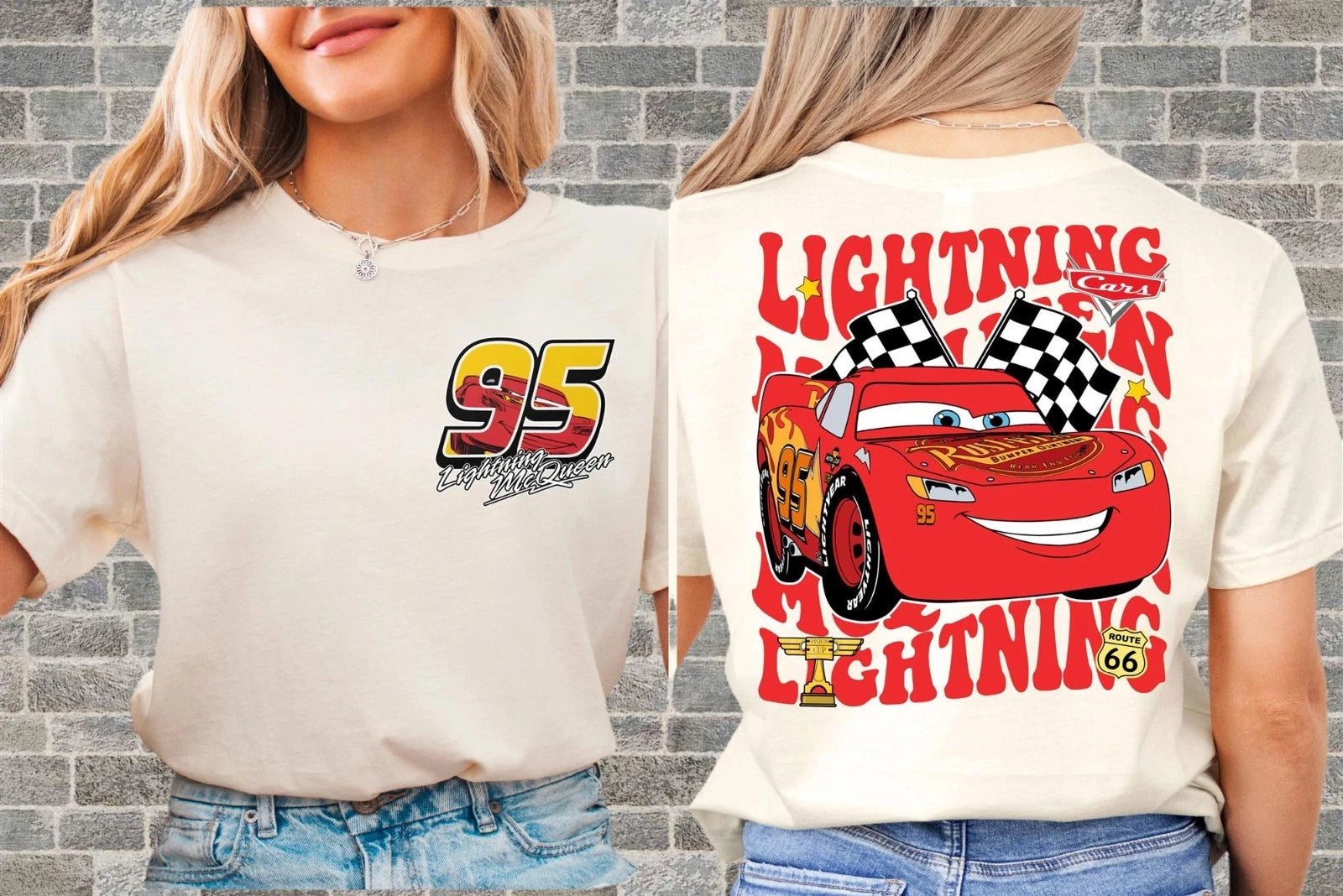 Lightning McQueen Cars Trip Unisex Hoodie Tshirt Men Women Unisex N576-2