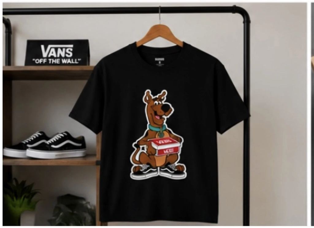 Friendly Cartoon Dog T-Shirt | Cute Doggy Illustration Tee