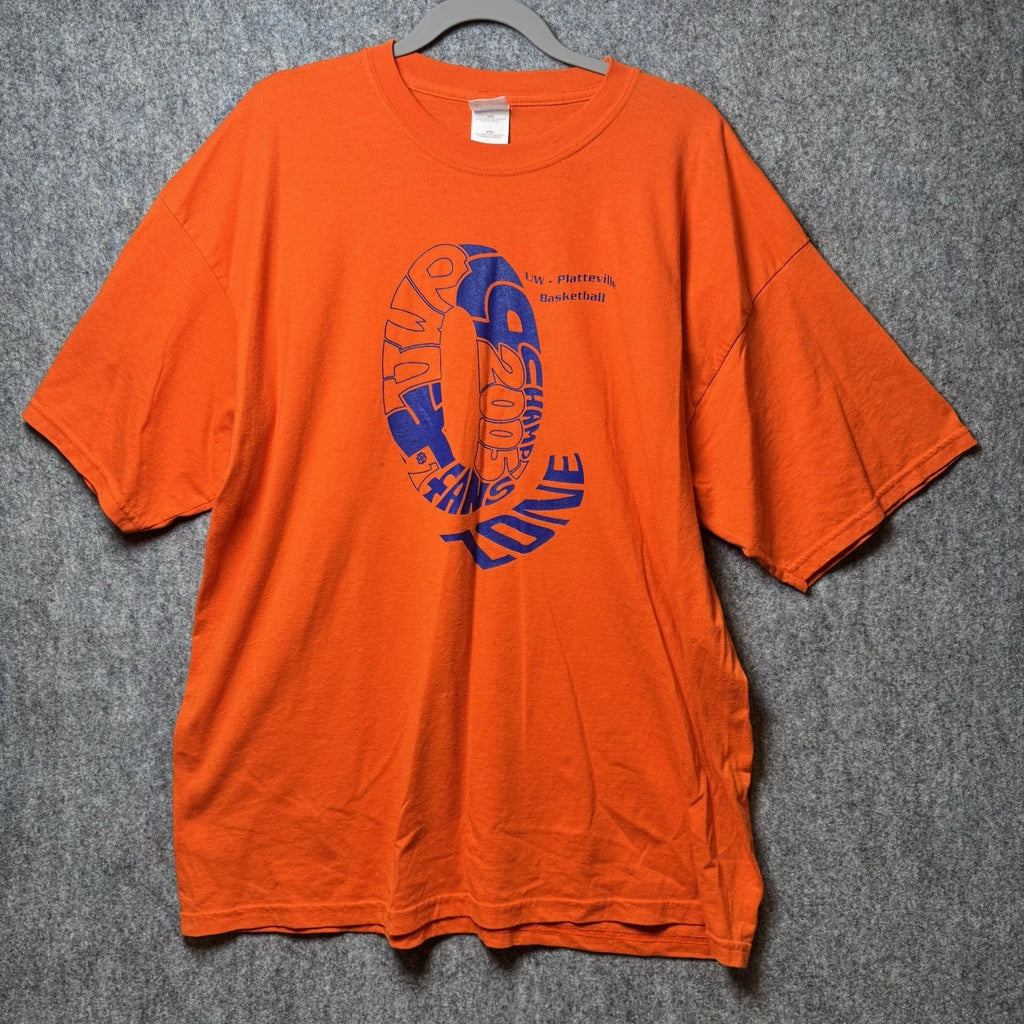 Gildan UW Platteville Baseball T-shirt Mens 2XL Vintage 2003 Graphic Print sport