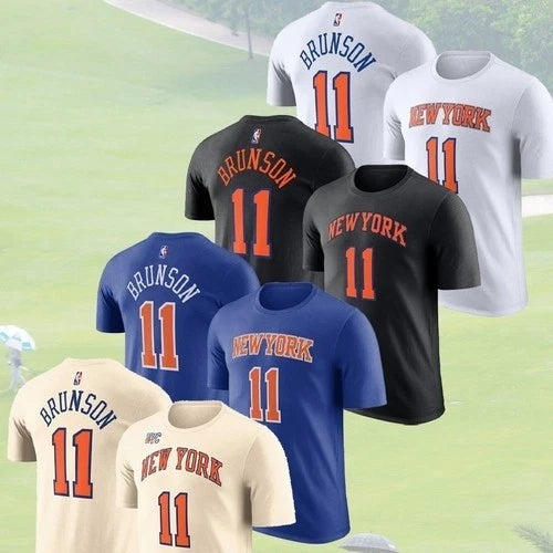 🔥Player Jalen #11 Bruns0n New York Team Name & Number Fans Gift