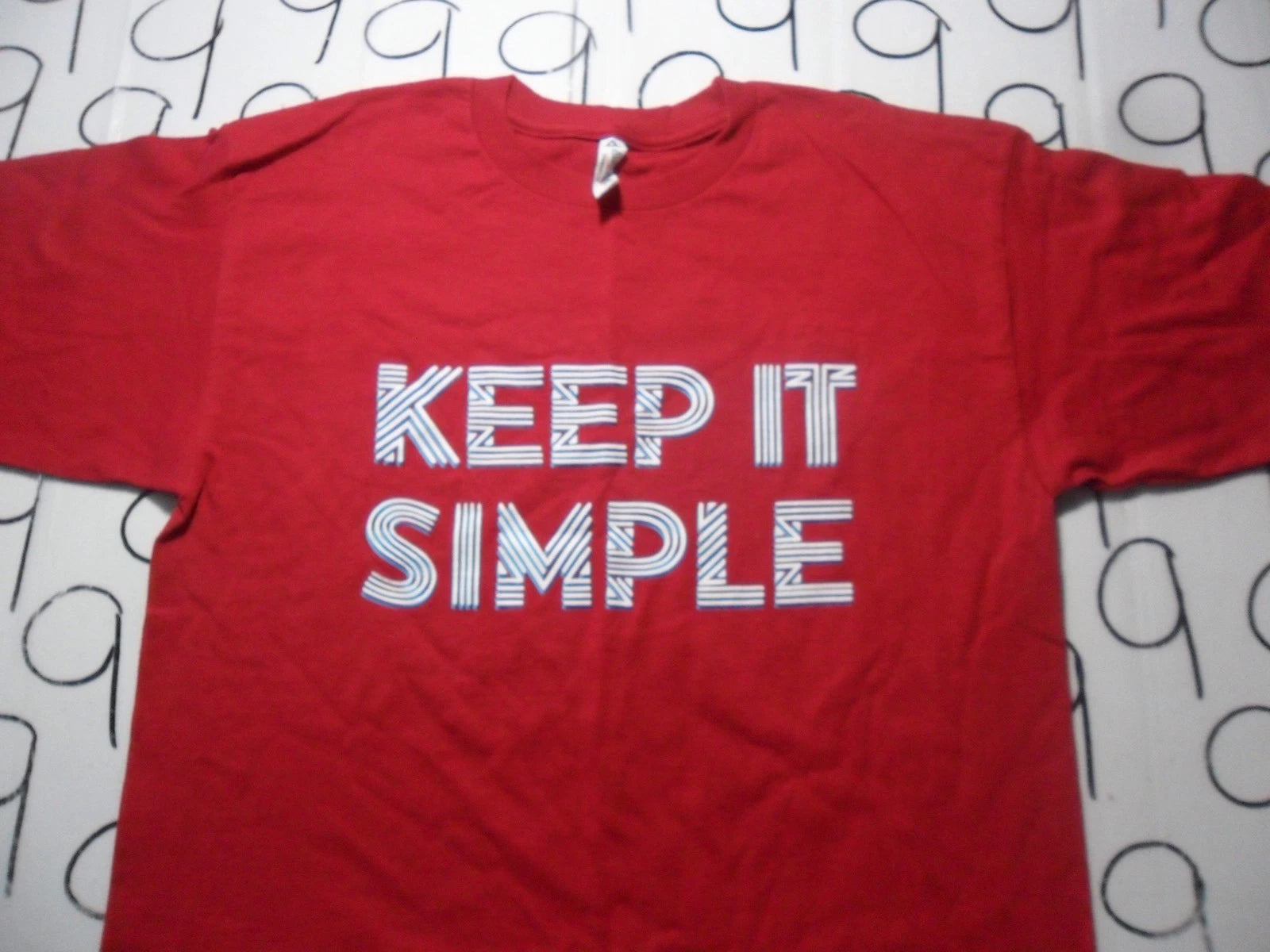 Medium- New Mid Burgundy  Keep It Simple Alstyle Brand  T- Shirt