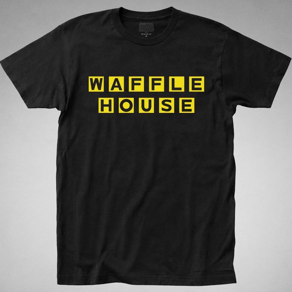 WAFFLE HOUSE T-SHIRT tee Funny retro logo great gift idea food lover restaurant