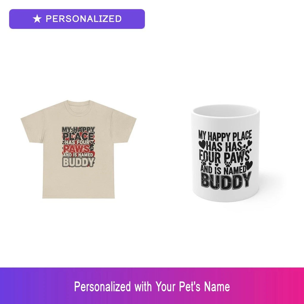 Custom Dog Gift Set Shirt Mug Personalized Pet Name Bundle Lover