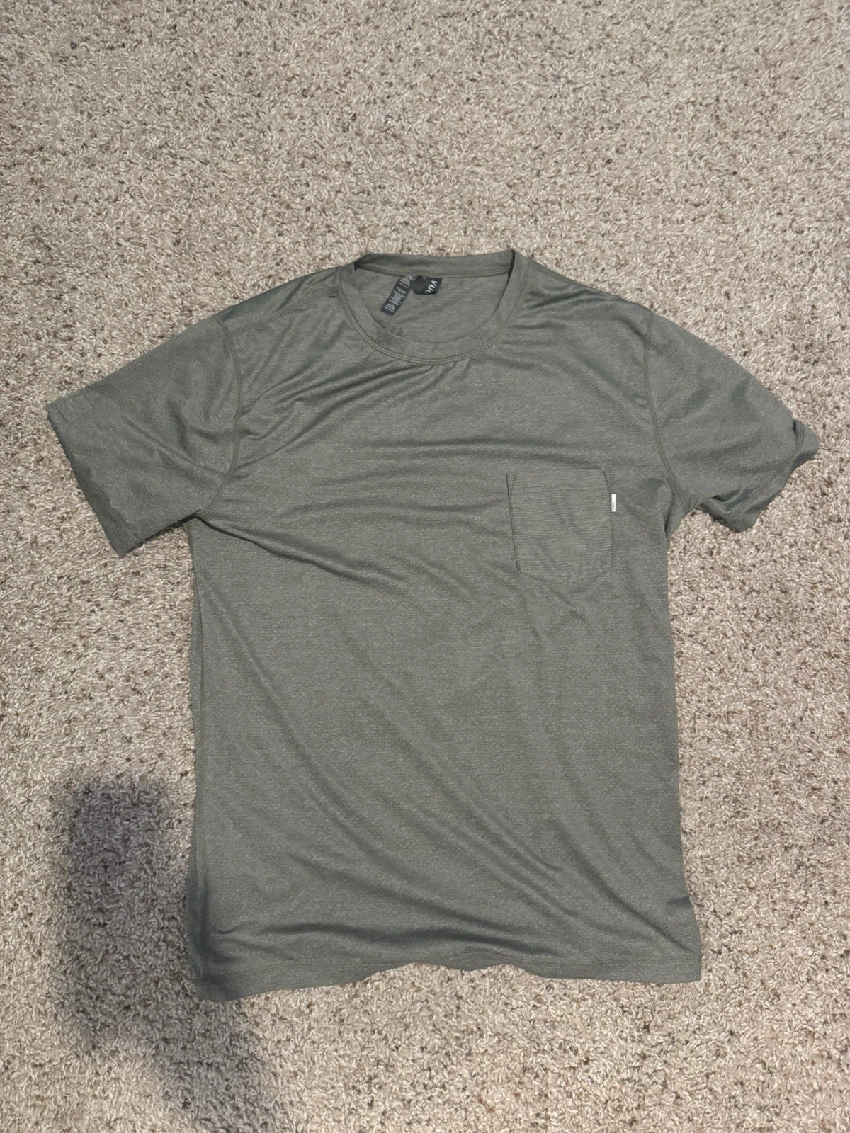 Vuori Pocket Tee Green Medium Men