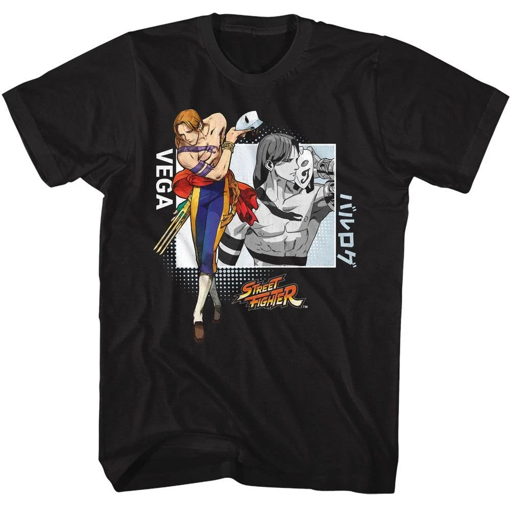 Street Fighter Vega Black Gaming Shirt