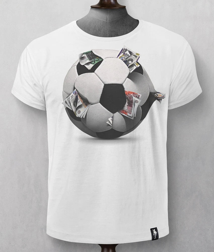 Dirty Velvet Clothing - 100% Organic Cotton ‘Moneyball' T-shirt (XXL ONLY)