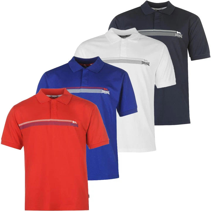 Lonsdale London Polo Shirt 2S Polo Shirt Polo Shirt Size S M L XL 2XL 3XL New