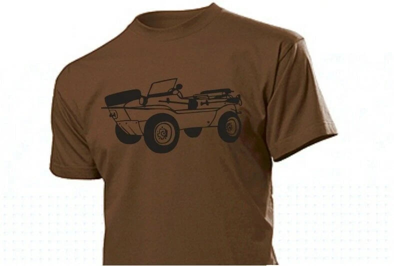 Swimming Car Type166 Wehrmacht T-Shirt Size S-XXL WH WWII WW2 Swimmer