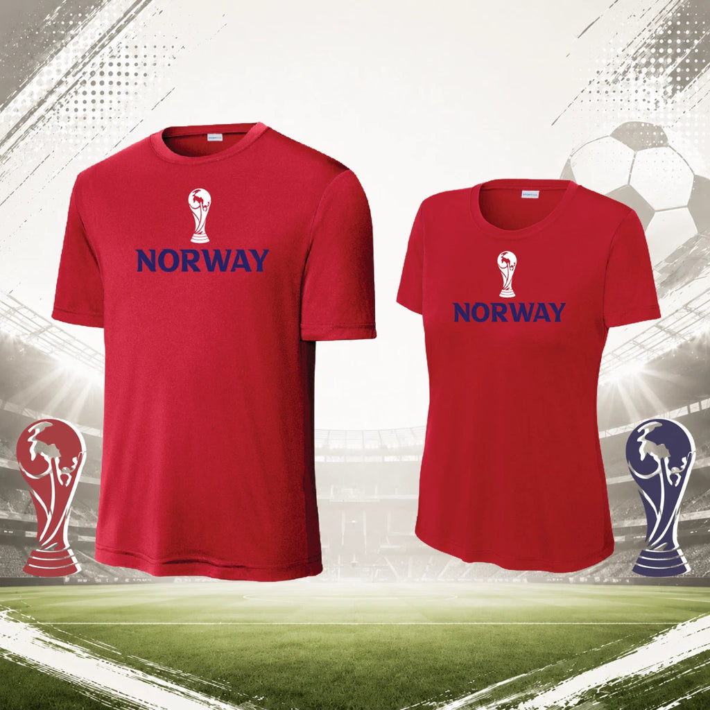 Norway t-shirt world cup jersey- SHIPS FROM FLORIDA PRIORITY MAIL