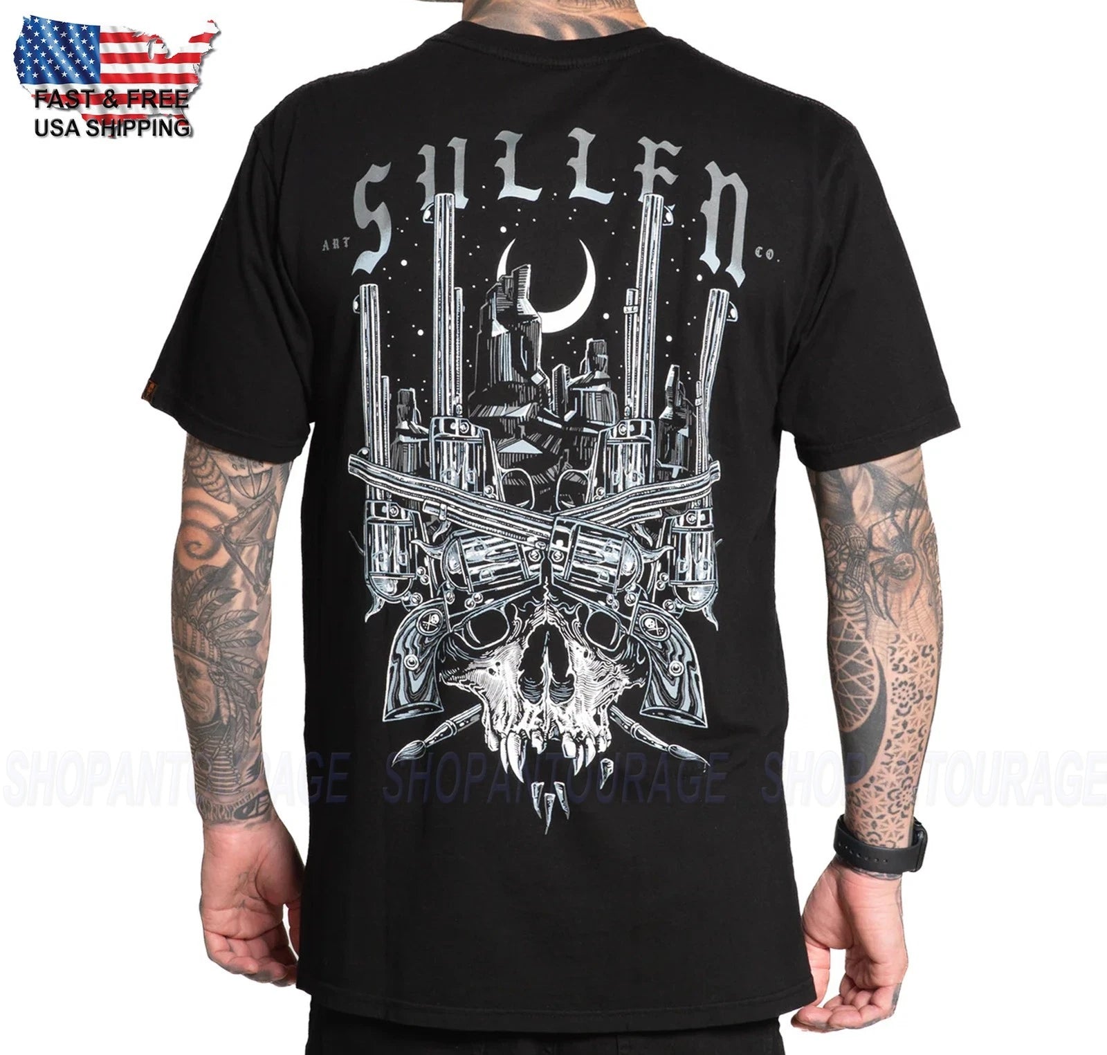 Sullen Art Collective Desert Patina Premium SCM7532 Short Sleeve T-shirt For Men