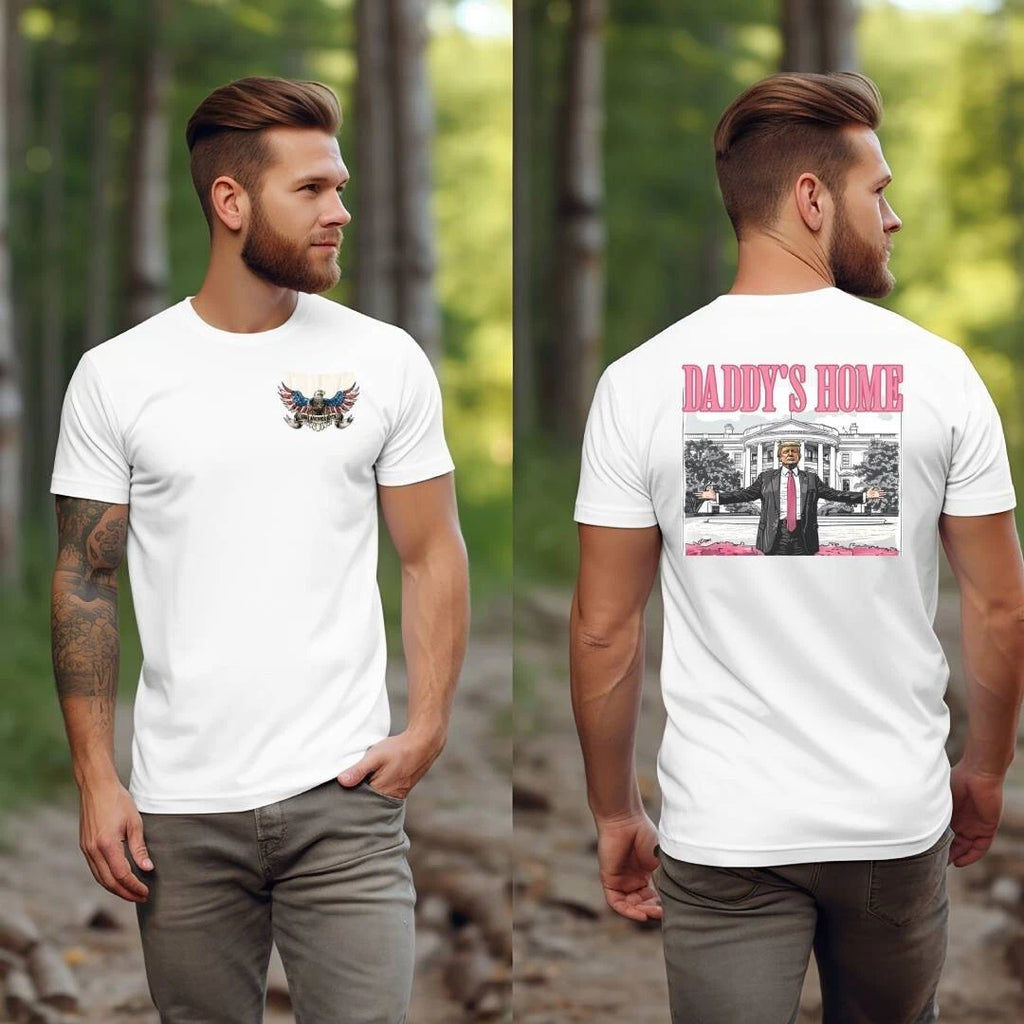 Trump 2024 Daddy's Home MAGA 45 47 You Missed Me Never Surrender Legend T-Shirt