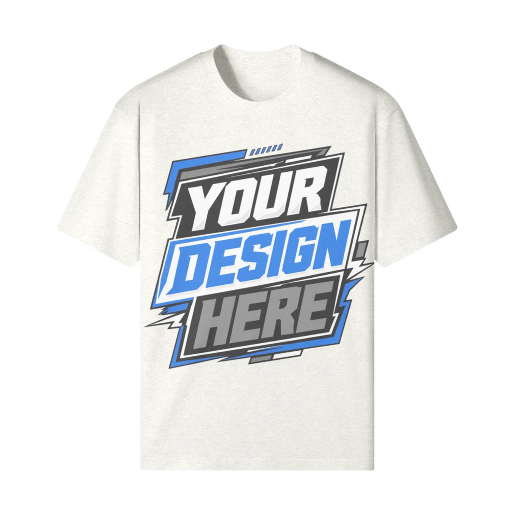 Custom Personalized T-Shirt 240 GSM Heavyweight | Your Design Text Print Logo