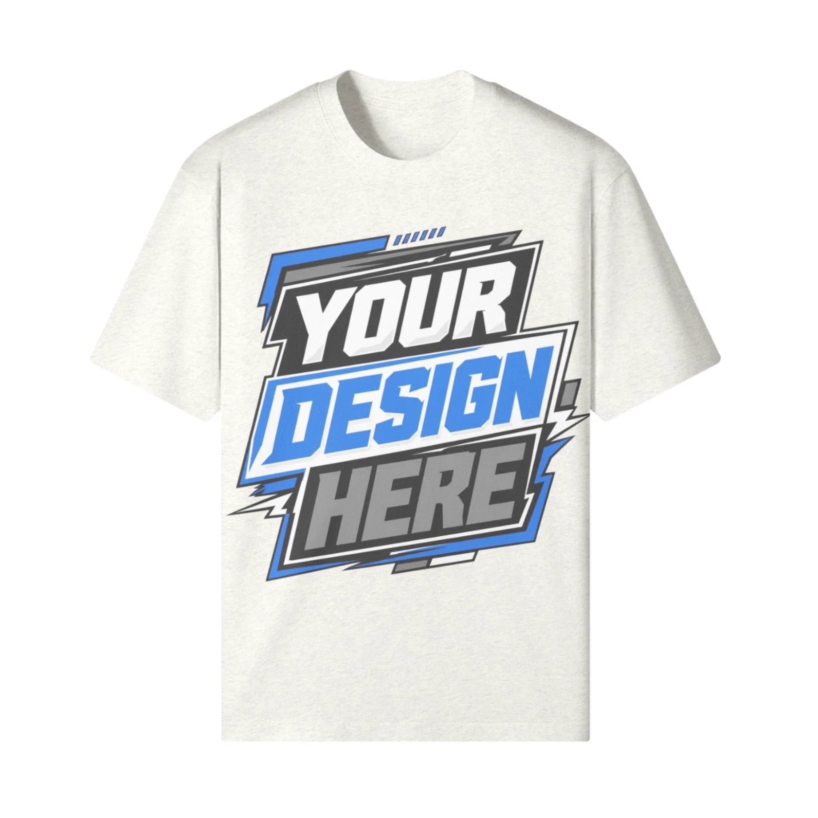 Custom Personalized T-Shirt 240 GSM Heavyweight | Your Design Text Print Logo