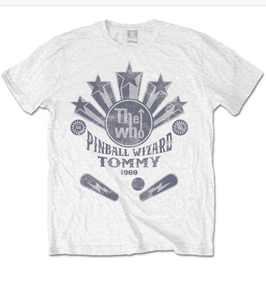 The Who Mens  Pinball Wizard Flippers  T Shirt  Official Merchandise
