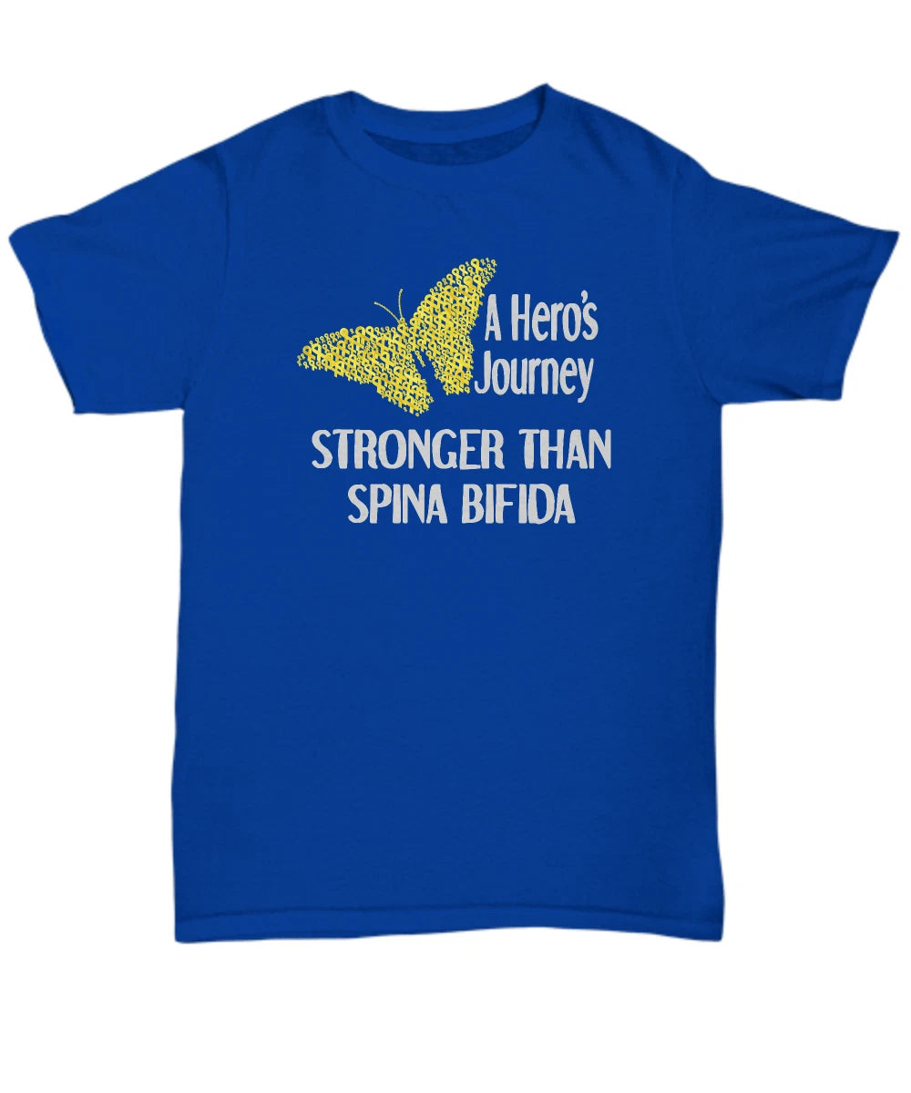 Spina Bifida Awareness Shirt Gift for Hero I Wear Yellow For a Survivor