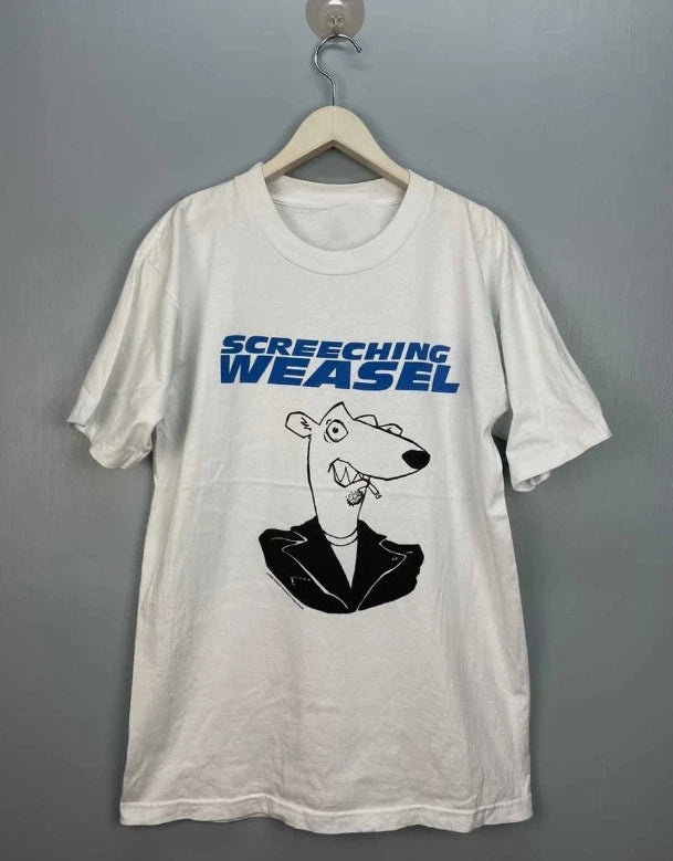 Screeching Weasel 90s Band Gift For Fan White S-2345XL Unisex T-Shirt