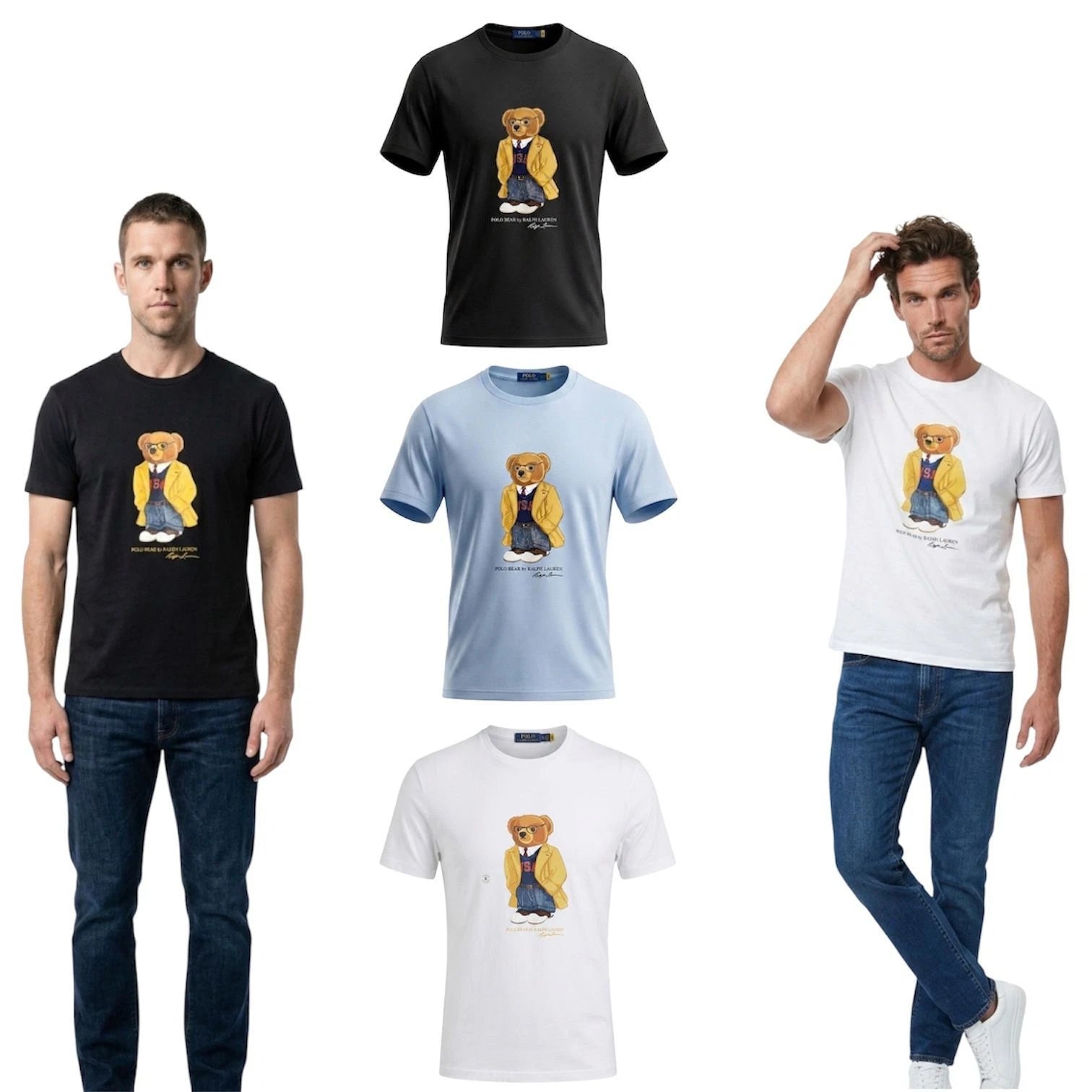 Polo Ralph Lauren Men’s Polo Bear T-Shirt Cotton Graphic Tee New