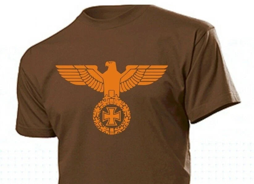 Imperial Eagle with Iron Cross Eagle T-Shirt M EK EK1 EK2 Size S-XXL Eagle w Cross