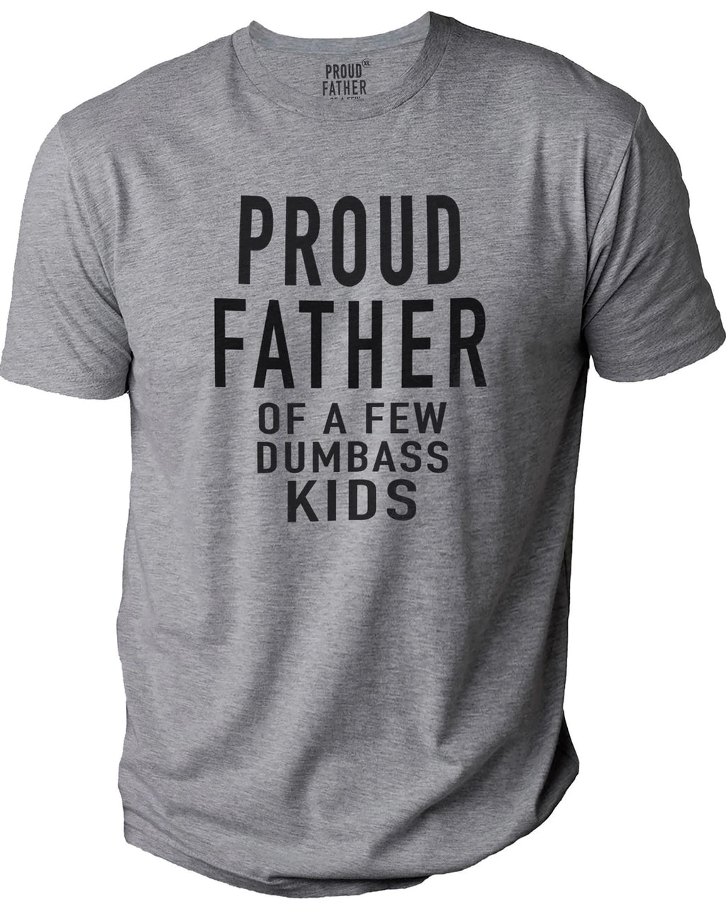 Proud Father of a Few Dumbass Kids Father Day Funny T-Shirt Novelty Sarcasm Tee